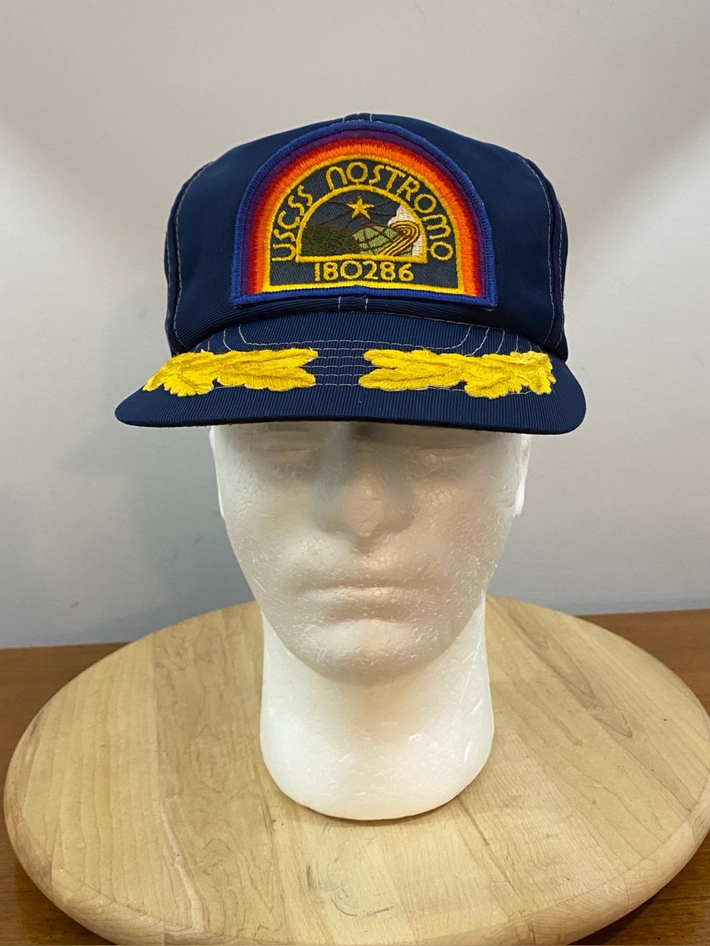 Vintage Alien Nostromo Hat 1979 Movie Promo USCSS Thinking Cap Co M/L READ*